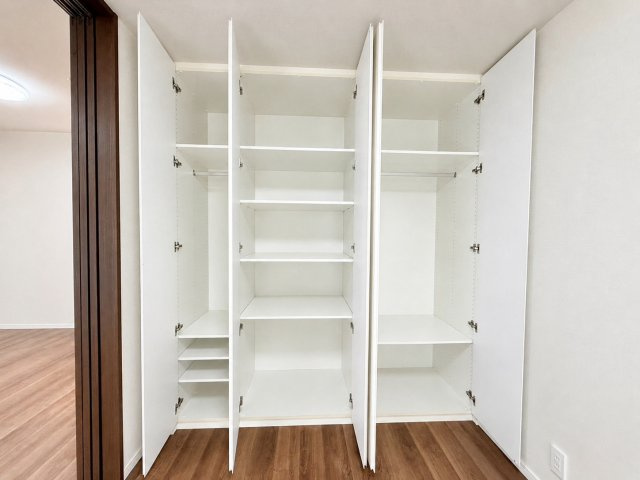 アルファグランデ小岩スカイファーストの収納|全居室に収納設計。家具を減らせるため、お部屋を広々と使えます。