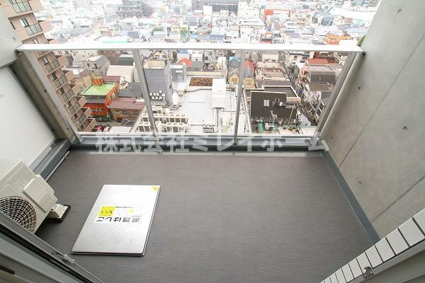 プレミアムキューブ品川戸越DUEXのバルコニー