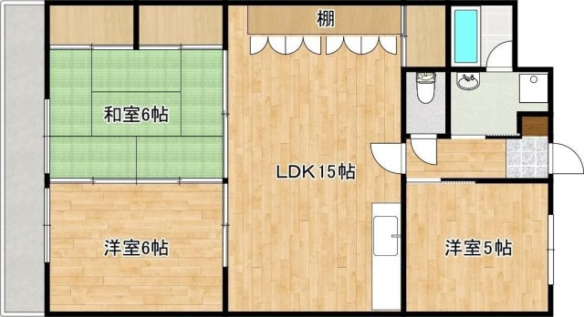 第25プリンスマンションの間取り