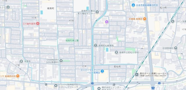 29日(土)30日(日)現地ご見学可能！　高槻市春日町　限定1邸の地図