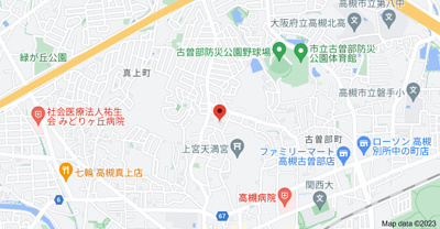 【地図】 | 高槻市天神町 戸建賃貸