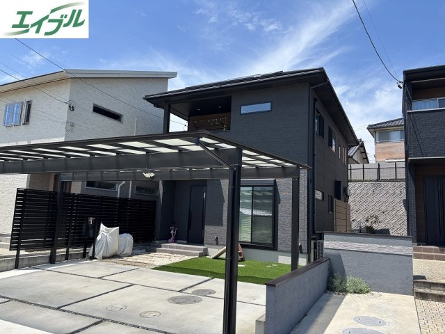 小牧市大字上末　中古戸建の外観|アサヒグローバル施工のおしゃれな注文住宅♪
2021年築の築浅物件！　太陽光発電システム・蓄電池あり♪