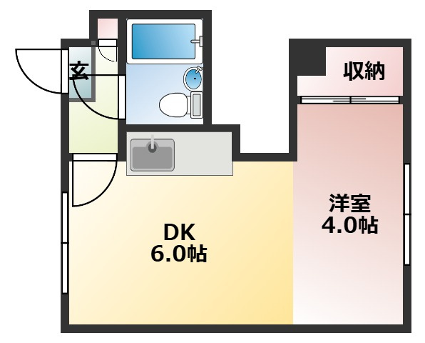 【間取り】 | 【CP対象】コーポ萩沢（はぎさわ） | 間取りです