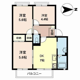 【間取り】 | ハイツ大仙