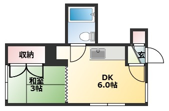 【間取り】 | 【CP対象】コーポ萩沢（はぎさわ） | 間取りです