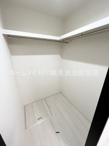 大阪市城東区東中浜５丁目のアパートの収納