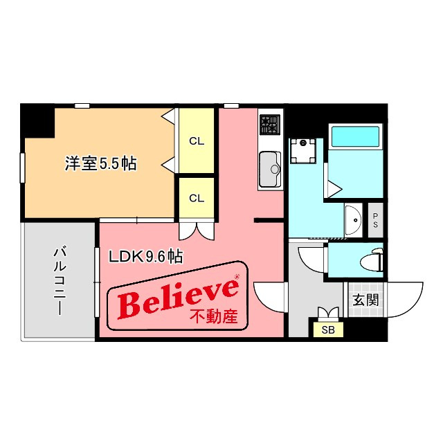 J-PLACE東町の間取り|使い勝手の良い間取りです♪
