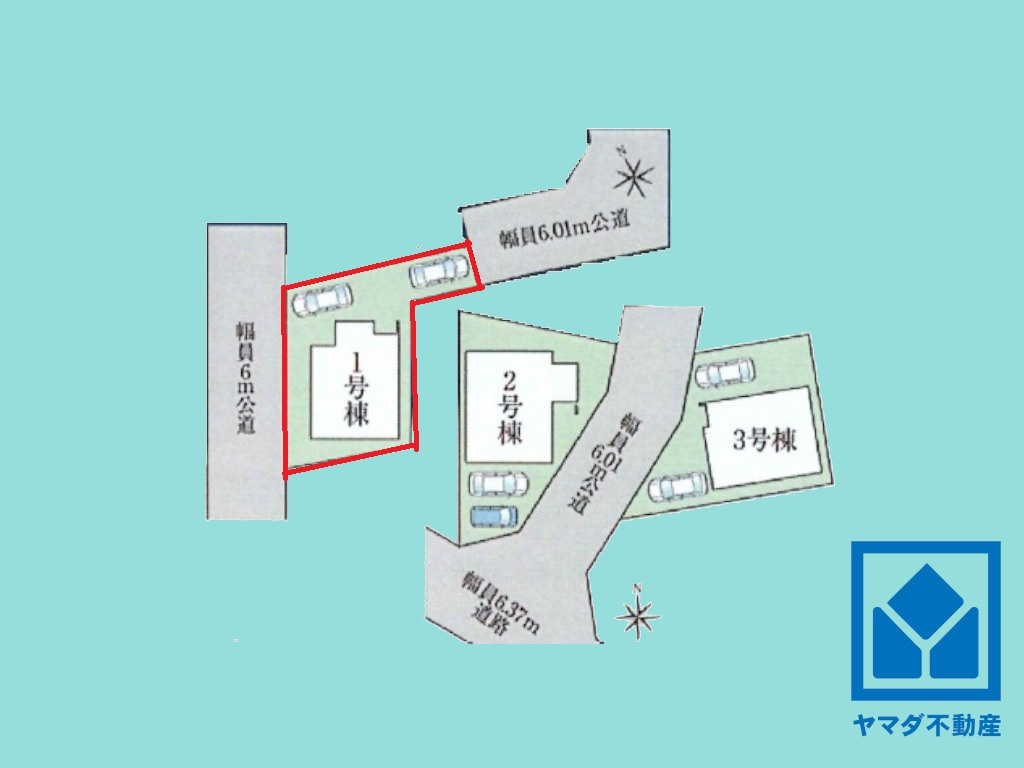 大津市雄琴５丁目　第5の区画図