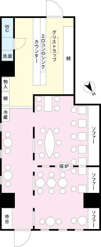 【間取り】 | 日神パレステージ初台オペラ通り | 造作譲渡代無料の居抜き物件