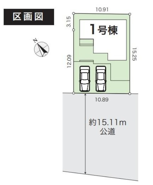 グラファーレ佐倉市江原台２丁目９期の区画図