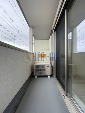ジーメゾン川越市稲荷町グリュックのバルコニー