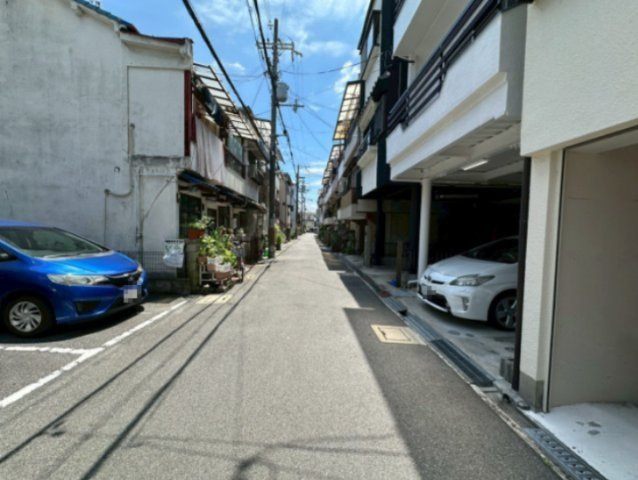 門真市舟田町の前面道路含む現地写真
