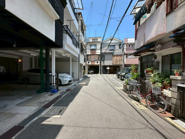 門真市舟田町の前面道路含む現地写真