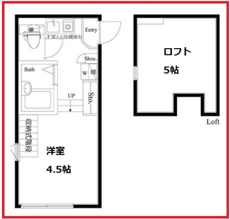 【間取り】 | ハーモニーテラス五反野