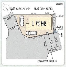 【区画図】 | リーブルガーデン大津市真野５丁目４期 | 区画図