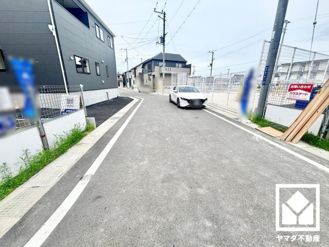 大津市雄琴５丁目　第5の前面道路含む現地写真|8月10日　現地写真更新