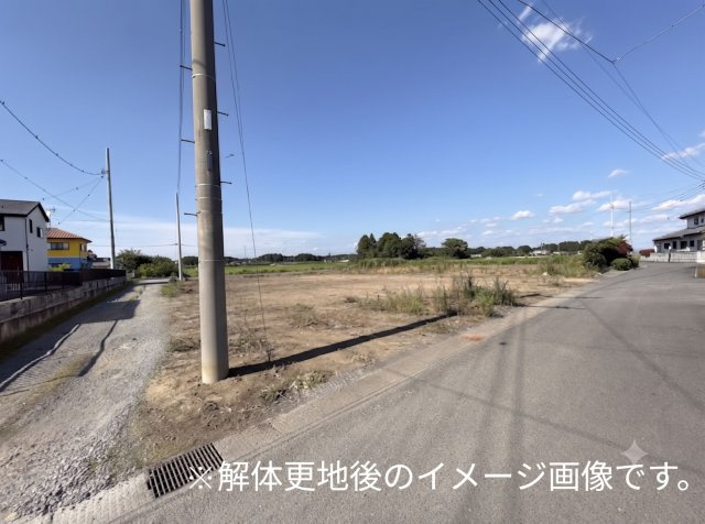 【建築条件なし土地】前橋市下佐鳥町　　約241坪　34条11号開発許可要　解体更地渡し　確定測量後渡し　