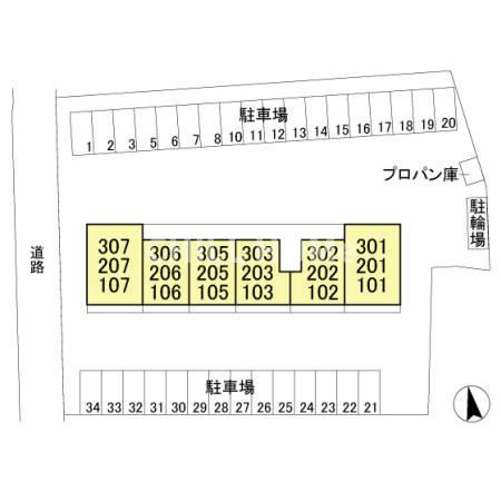 グレイスリーフの区画図|当社、チルホームのHPもご覧ください(^^)/物件情報多数♪