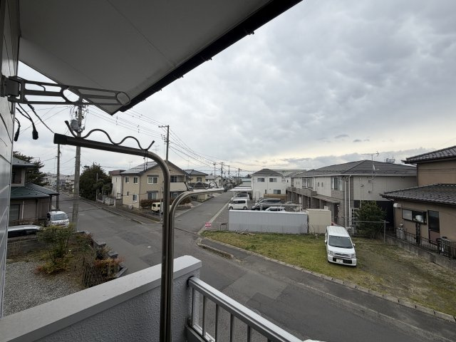 DIYやリフォームのベースに◎郡山市土瓜の2階建一戸建て福島県郡山市土瓜２丁目の展望|バルコニーからは周辺の街並みや空を遮るものなく見渡せます