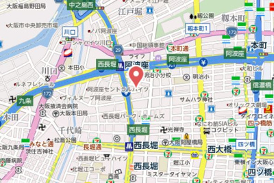 【地図】 | シャローズワン立売堀