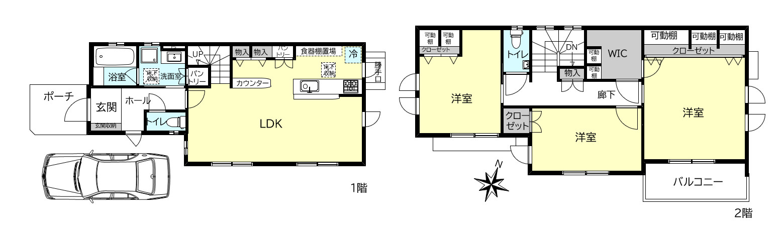 神戸市垂水区塩屋町６丁目戸建の間取り
