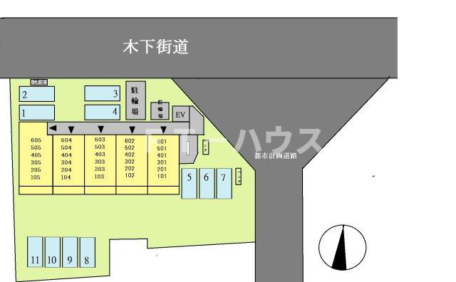 サンライズコードの駐車場|駐車場