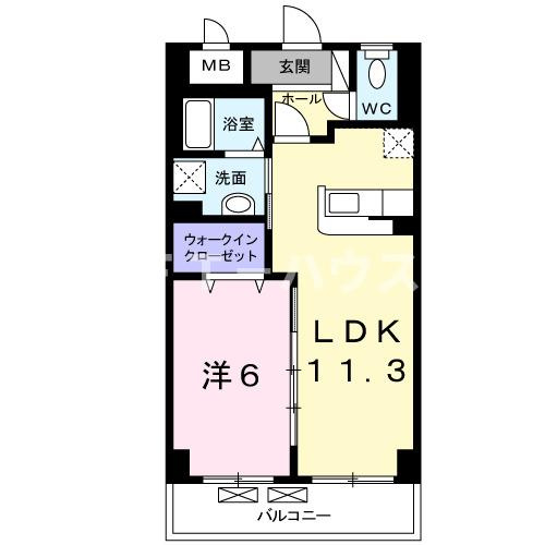 サンライズコードの間取り|間取図