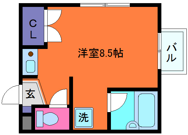 ラムールイワヤの間取り