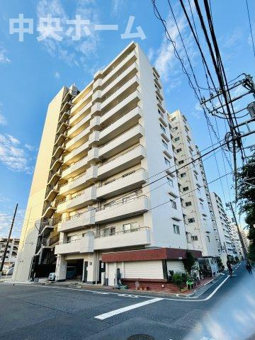 レック亀戸グリーンマンションの外観|外観。JR総武線「亀戸駅」徒歩4分のロケーション。