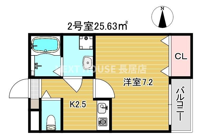 Acht HIK Residence 南住吉の間取り