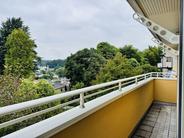 八王子市　片倉町　中古戸建て（5LDK）のバルコニー|～2部屋から出入り可能なバルコニー