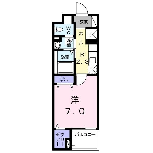 グランツ大口の間取り