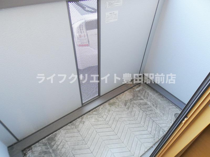 レジデンス小宮のバルコニー