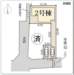 【区画図】 | リーブルガーデン堺市東区菩提町３丁 | 区画図
