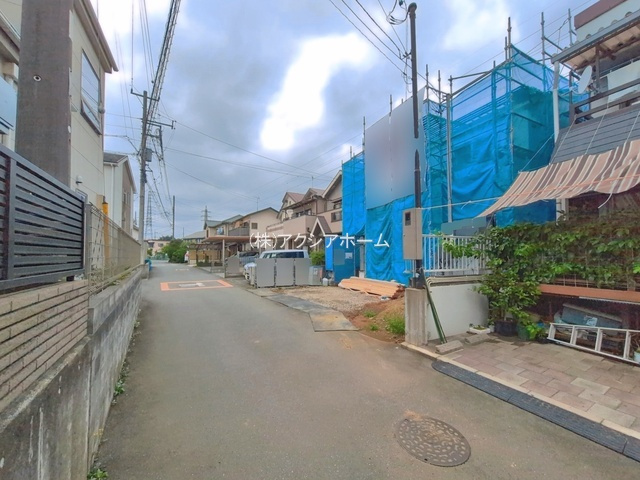 所沢市荒幡・全1棟　新築一戸建　～並列駐車2台可～の前面道路含む現地写真|現地写真（2026年7月28日撮影）