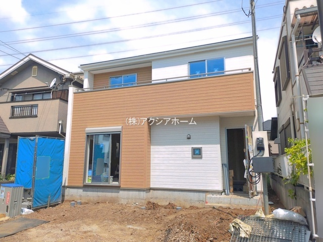 所沢市荒幡・全1棟　新築一戸建　～並列駐車2台可～の外観|現地写真（2026年8月21日撮影）