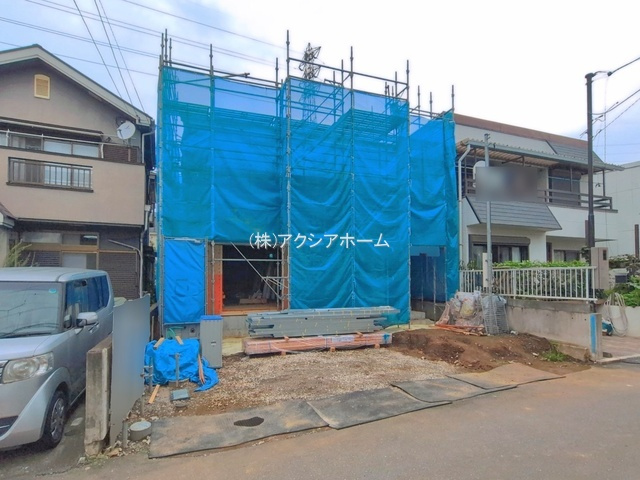 所沢市荒幡・全1棟　新築一戸建　～並列駐車2台可～の外観|現地写真（2026年7月7日撮影）