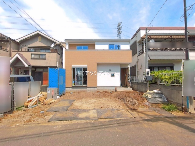 所沢市荒幡・全1棟　新築一戸建　～並列駐車2台可～の前面道路含む現地写真|現地写真（2026年8月21日撮影）