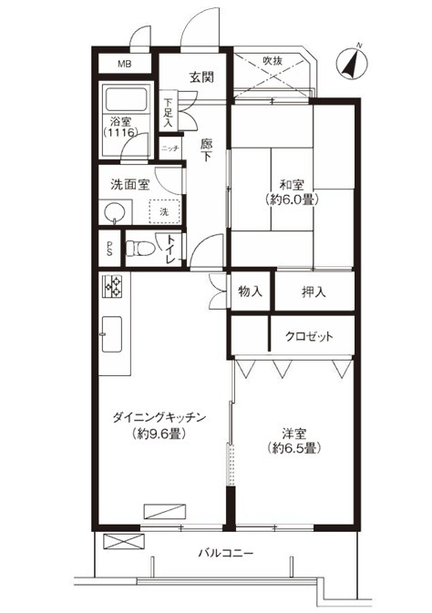 ソレイユ王子神谷の間取り