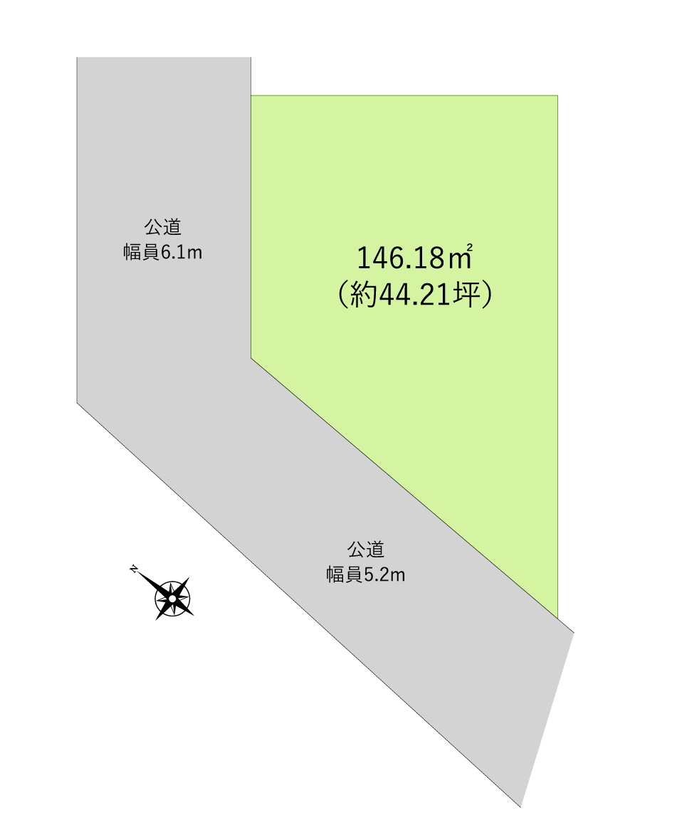 川越市大字牛子の売地の土地図|44坪以上のゆとりの広さの土地！
角地にて開放的♪
建築条件はありませんので、お好みのハウスメーカーで理想のマイホームを建築できます。
資料請求やご見学などお気軽にお問い合わせください。