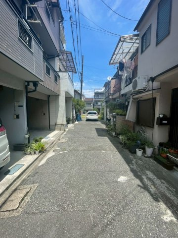 守口市大久保町3丁目の前面道路含む現地写真