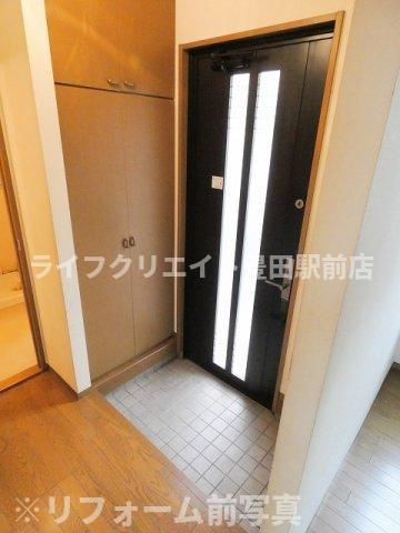 エクレールふれあい・レジデンスふれあいの玄関