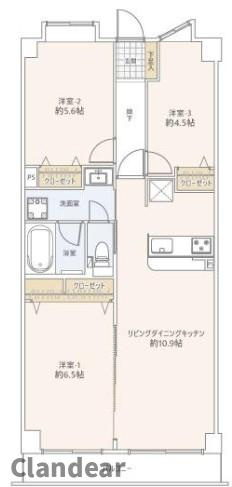 草加松原プリンスハイツの間取り|ドキドキの新生活も、安心してスタート。ぴったりの住まいを見つけませんか？クランディアが一緒に住まい選びをサポートします‼　まずは、お気軽にお問合せください　＃クランディア