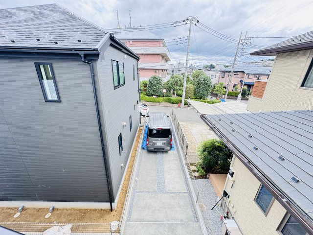 流山市向小金３丁目新築戸建【向小金小学校：3分】の展望|バルコニーより道路側眺望
