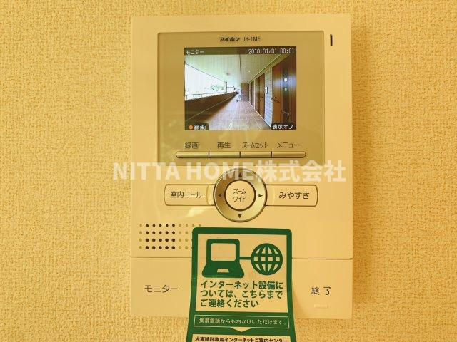 オーブ　コリーヌのセキュリティ|ＴＶインターホンも設置済み◇