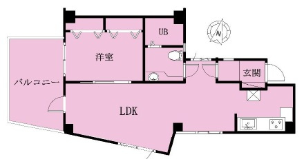 ル・グラシエル　レゼール四谷（旧：坂町ビル）の間取り