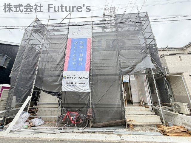 三郷市戸ケ崎1丁目　新築戸建　全1棟の外観|現地の写真になります。