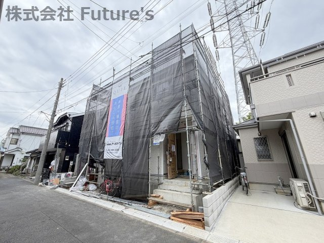 三郷市戸ケ崎1丁目　新築戸建　全1棟の外観|現地の写真になります。