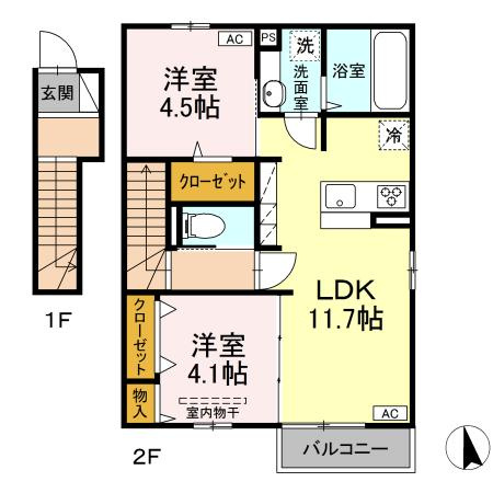 【間取り】 | プレシア吉敷