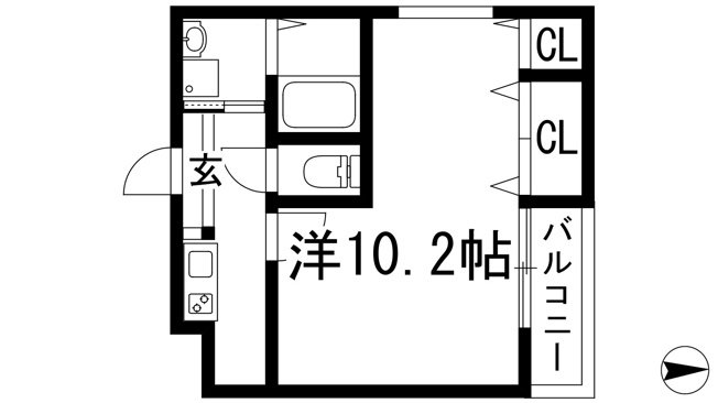 【間取り】 | フジパレス甲東園2